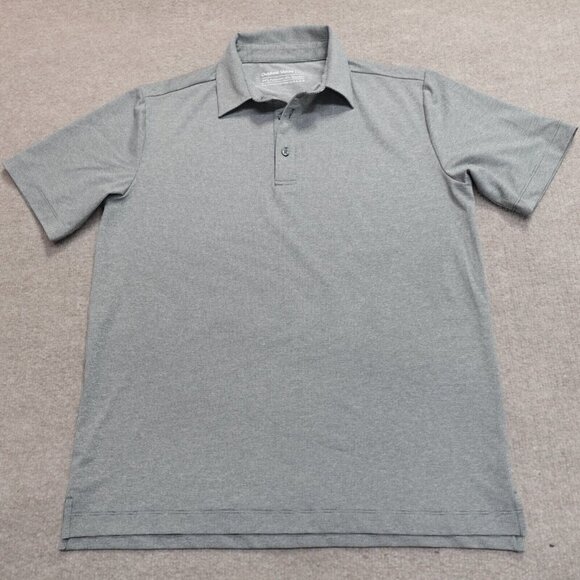 Outdoor Voices Polo Shirt Small Green Microcheck Performance - Picture 1 of 6
